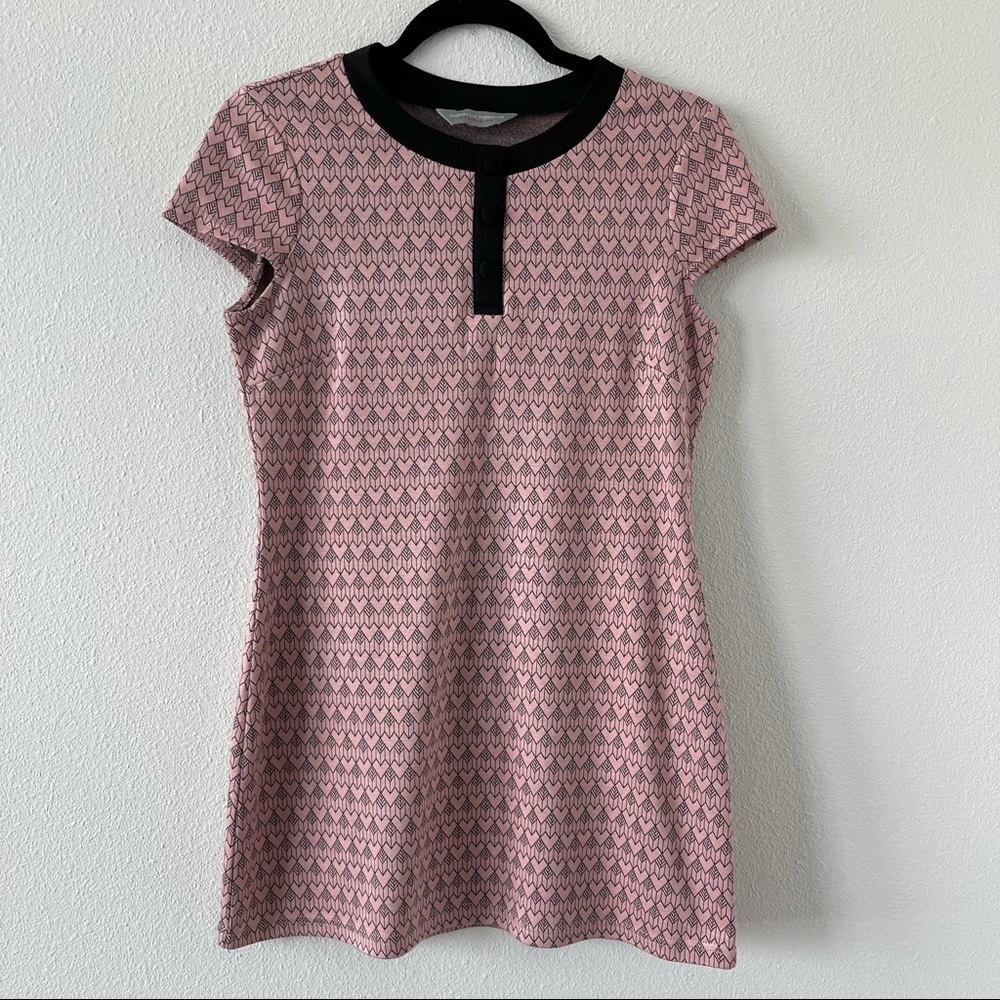 Dorothy Perkins Tunic Dress Size 4 Pale Pink Short Cup Sleeve